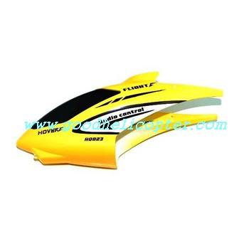HuanQi-823-823A-823B helicopter parts head cover (yellow color) - Click Image to Close